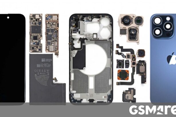 iPhone 15 Pro Max teardown on iFixit reveals more of