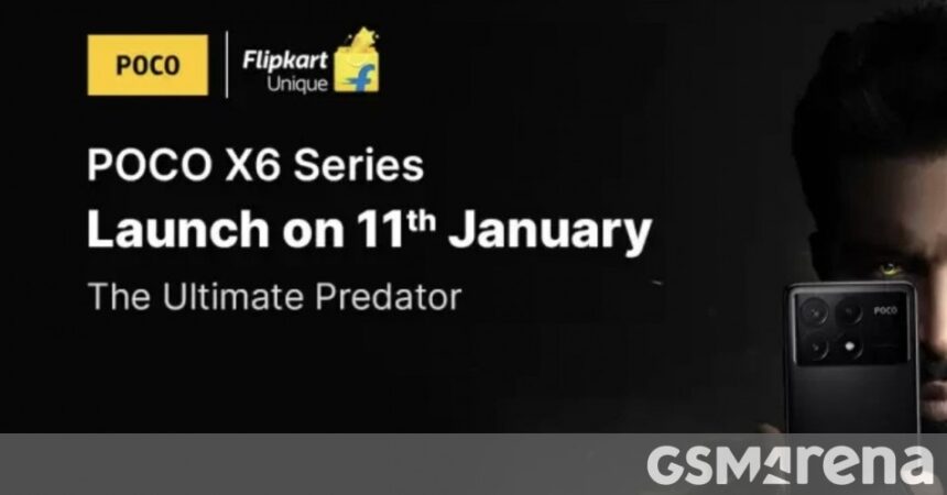 Poco X6 Lineup's Launch Date Revealed By Flipkart