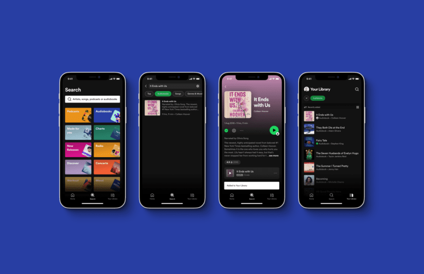 Spotify Now The No. 2 Audiobook Provider, Behind Audible, Hints