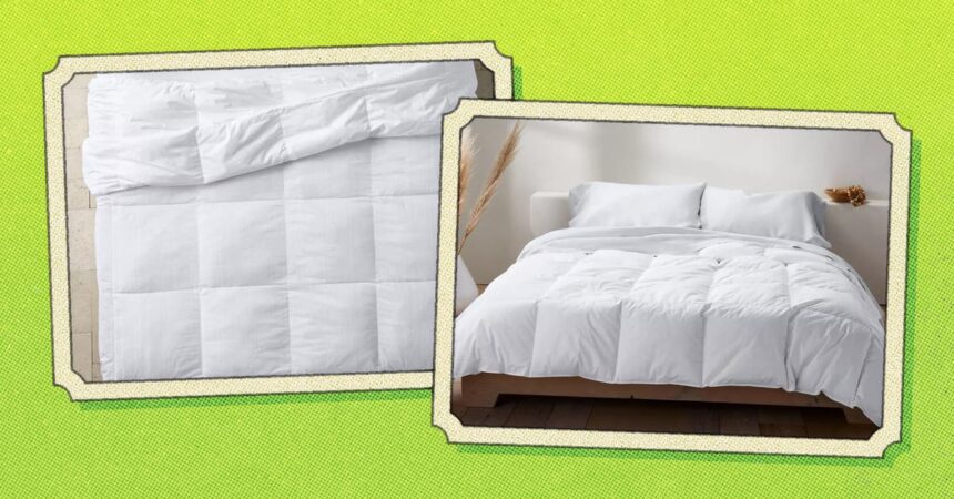 This Affordable Down Comforter Feels Like A Marshmallowy Hug