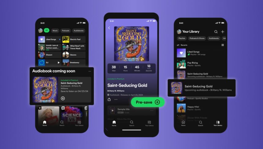 Spotify’s Audiobooks Will Get Their Own ‘countdown Pages’ To Tease