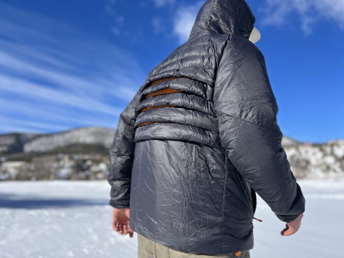 Synthetic Puffy With Breathable Gills: Orage Morrisson Gilltek Hybrid Jacket