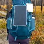 Backpack Solar Panel Charges While You Hike: Pale Blue Earth